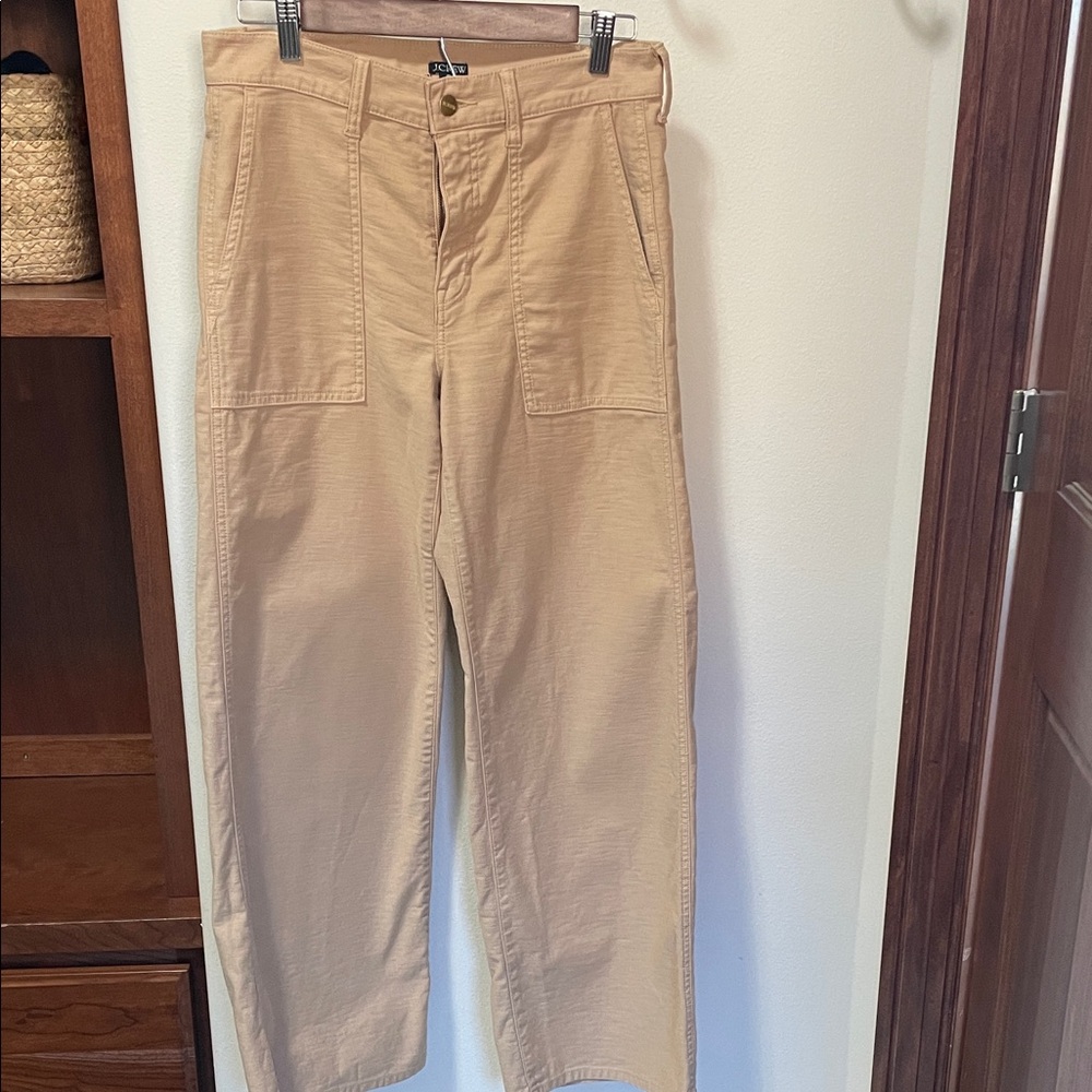 J. Crew Women's Camp-Pocket Wide leg-pant